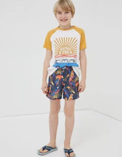 Boys FatFace View All|Parrot Swim Shorts