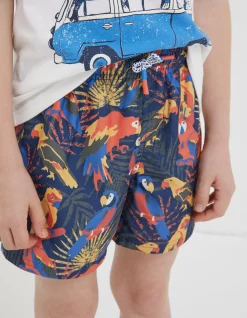 Boys FatFace View All|Parrot Swim Shorts