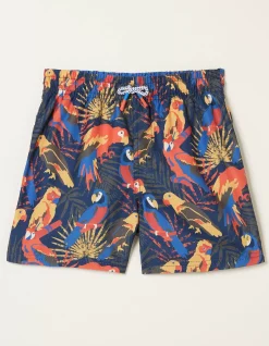 Boys FatFace View All|Parrot Swim Shorts
