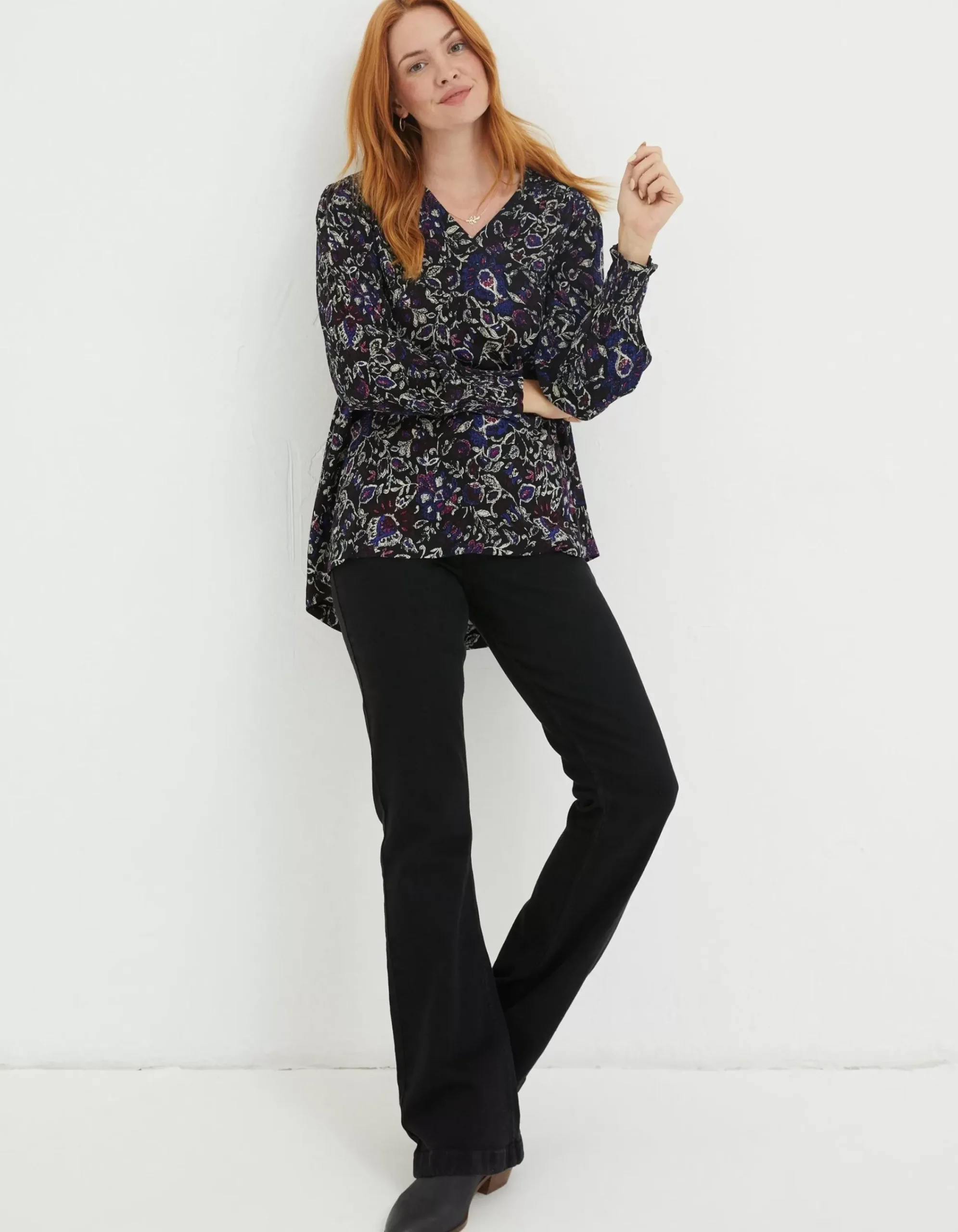 Women FatFace Shirts & Blouses|Patsy Inspirit Floral Tunic