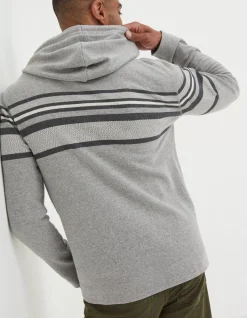 Men FatFace Sweatshirts & Hoodies|Pattern Hoodie