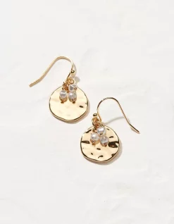 Women FatFace View All|Pearl And Disc Earrings