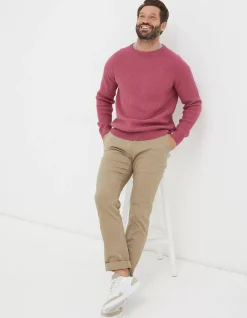 Men FatFace Knitwear|Pembrey Crew Jumper