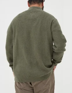 Men FatFace Knitwear|Pembrey Half Neck Jumper