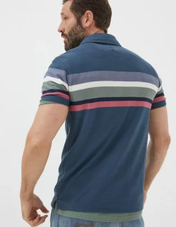 Men FatFace View All|Perranporth Chest Stripe Polo