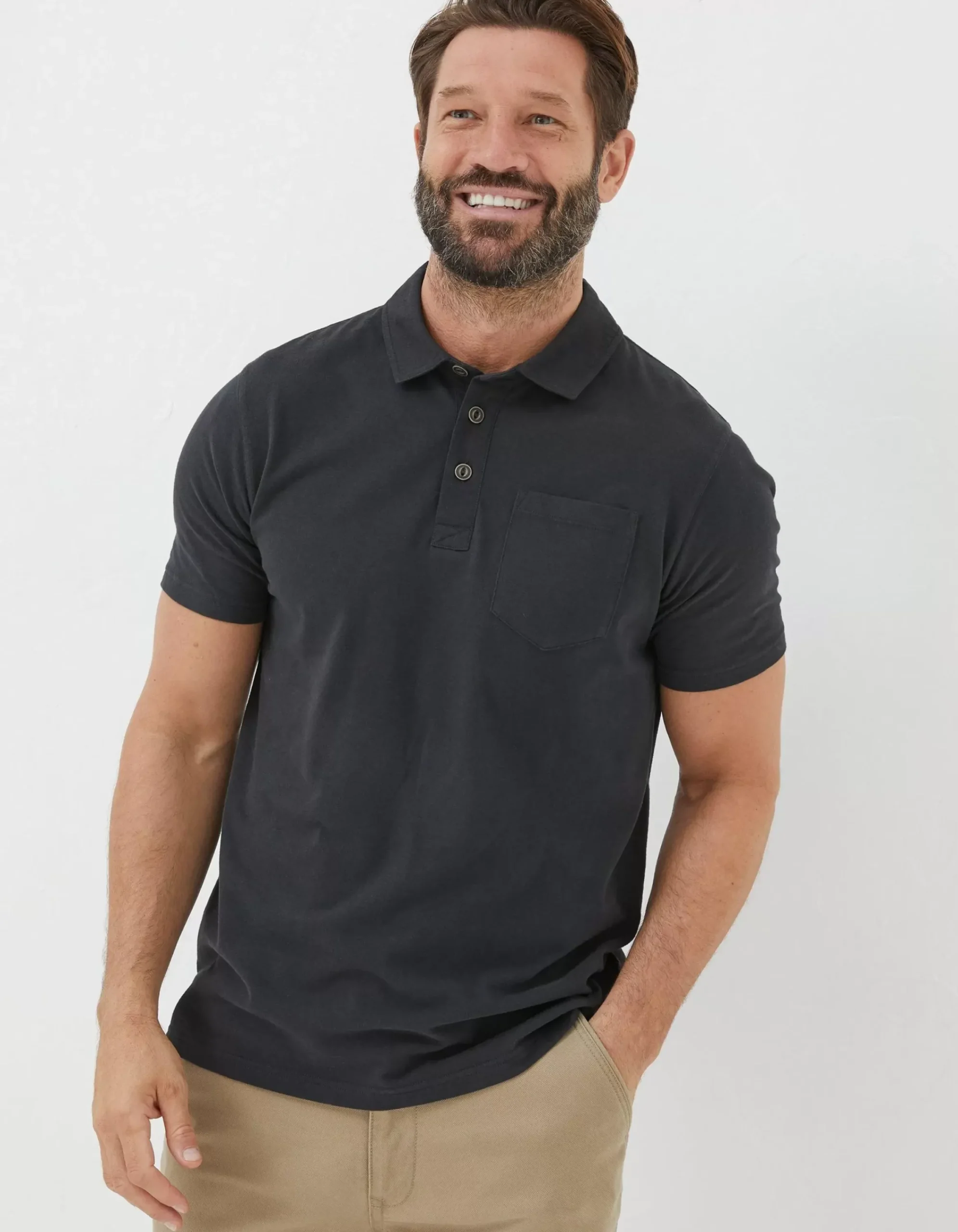 Men FatFace T-Shirts|Perranporth Polo