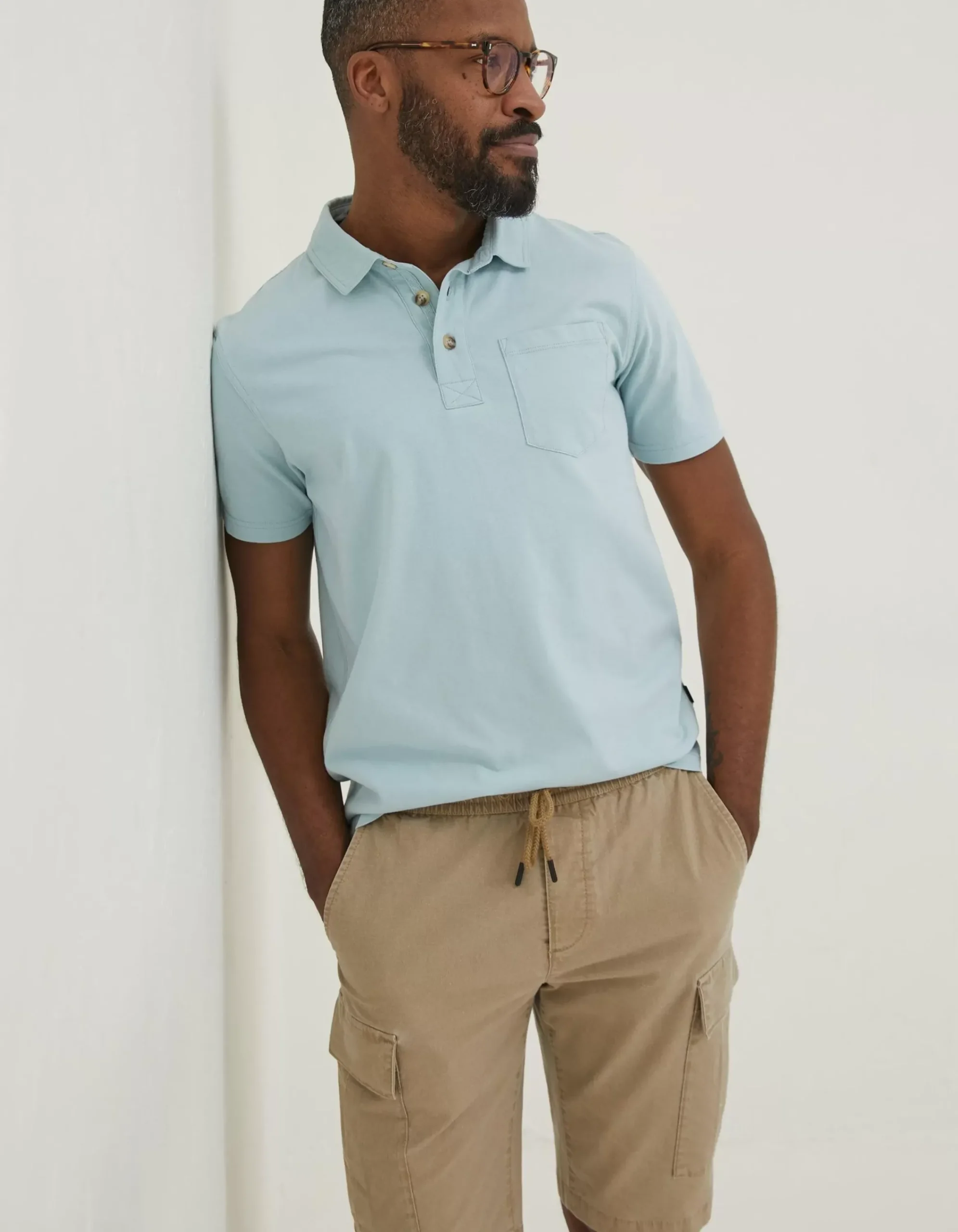 Men FatFace T-Shirts|Perranporth Polo