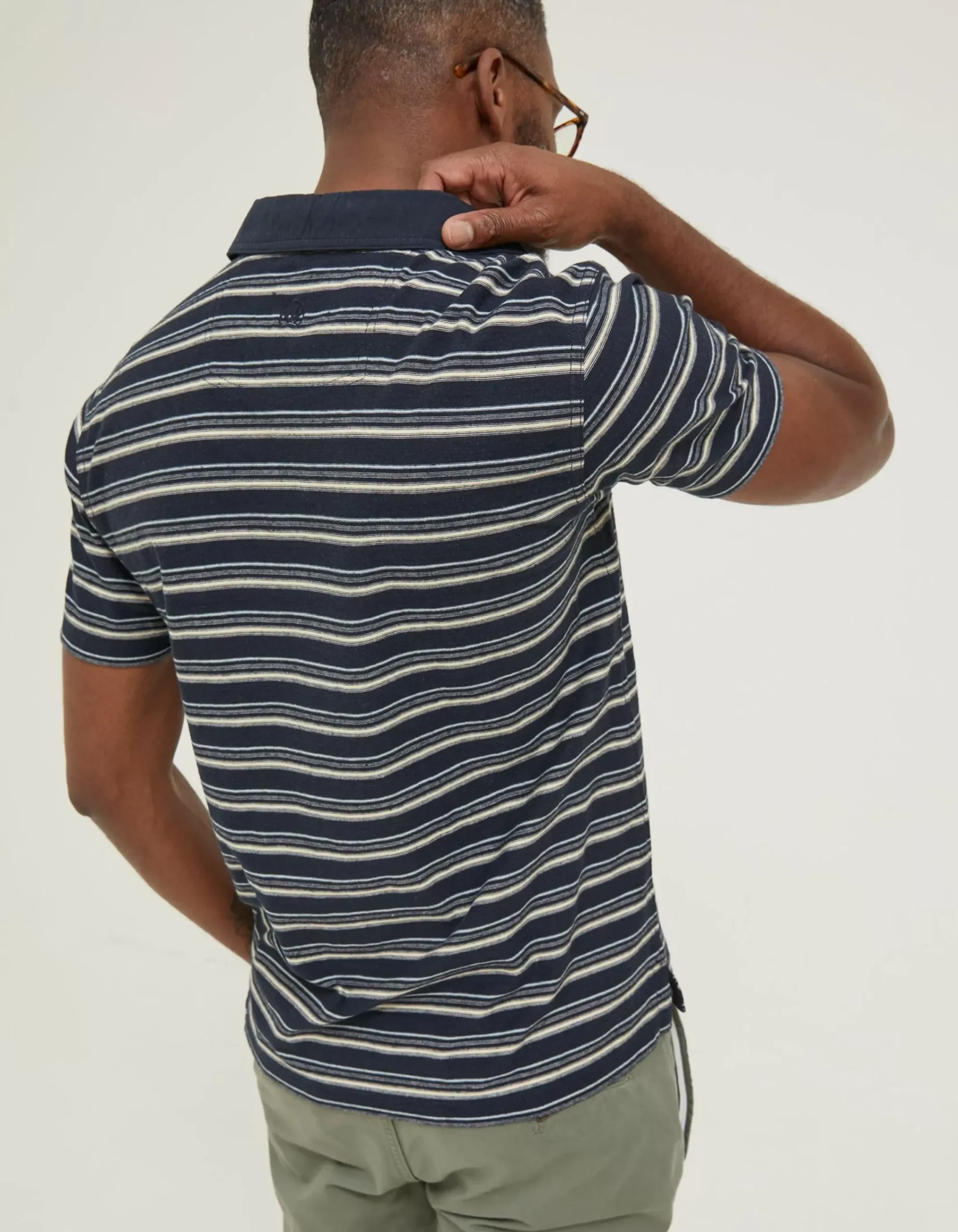 Men FatFace T-Shirts|Perranporth Stripe Polo T-Shirt
