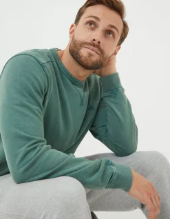 Men FatFace Sweatshirts & Hoodies|Petersfield Crew Neck Sweatshirt