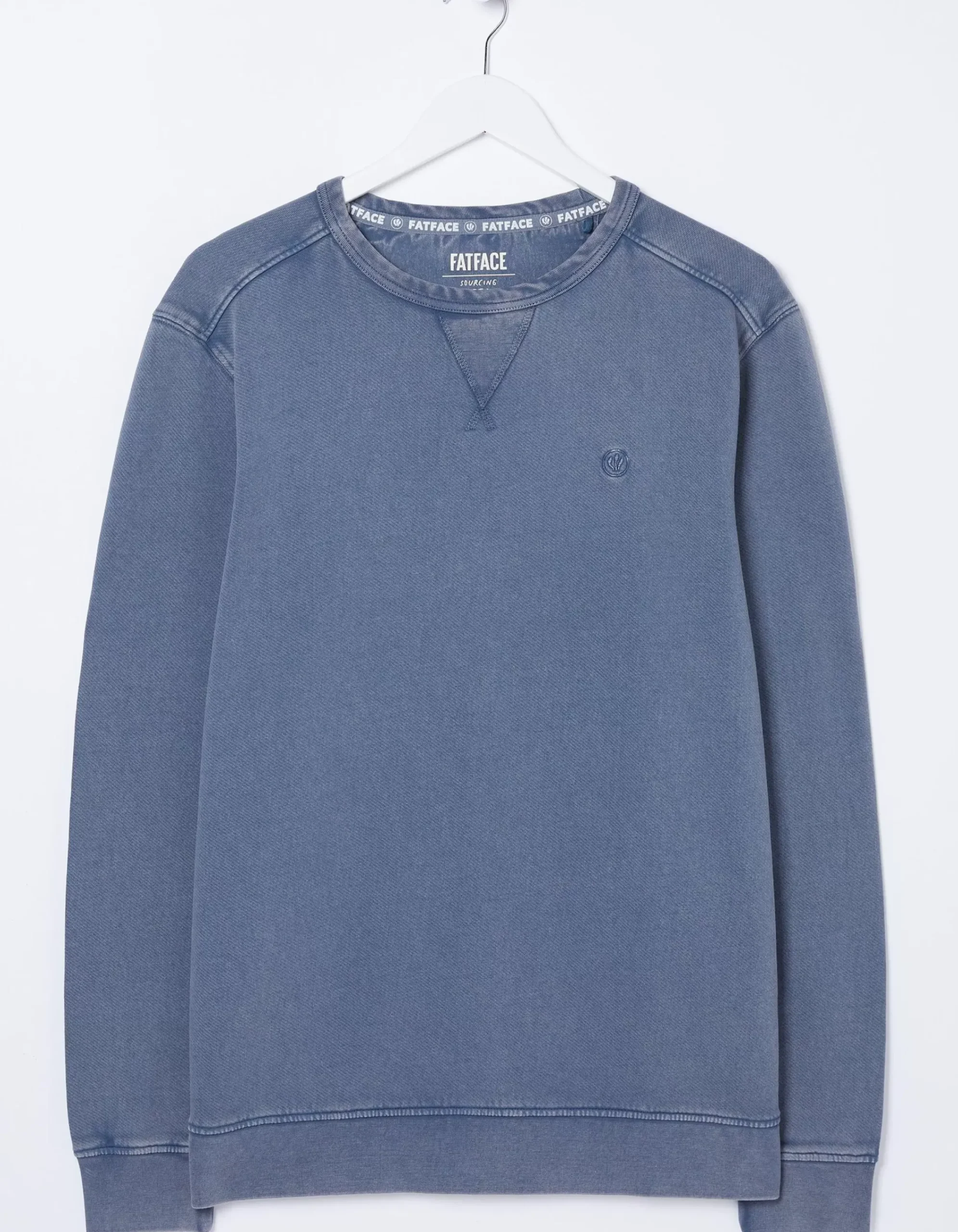 Men FatFace Sweatshirts & Hoodies|Petersfield Crew Neck Sweatshirt