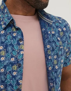 Men FatFace Shirts|Pineham Print Shirt