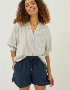 Women FatFace Shirts & Blouses|Pip Check Blouse