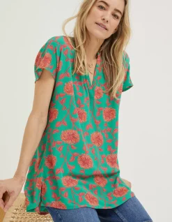Women FatFace Shirts & Blouses|Piper Bali Blooms Tunic