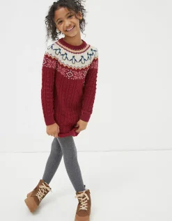 Girls FatFace View All|Pippa Penguin Knitted Jumper Dress