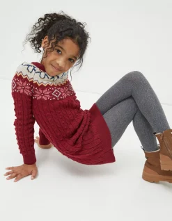 Girls FatFace View All|Pippa Penguin Knitted Jumper Dress