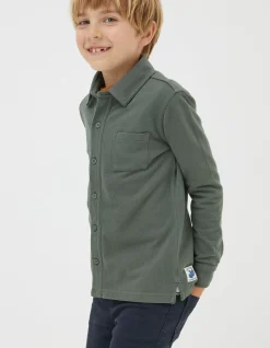 Boys FatFace View All|Pique Long Sleeve Shirt
