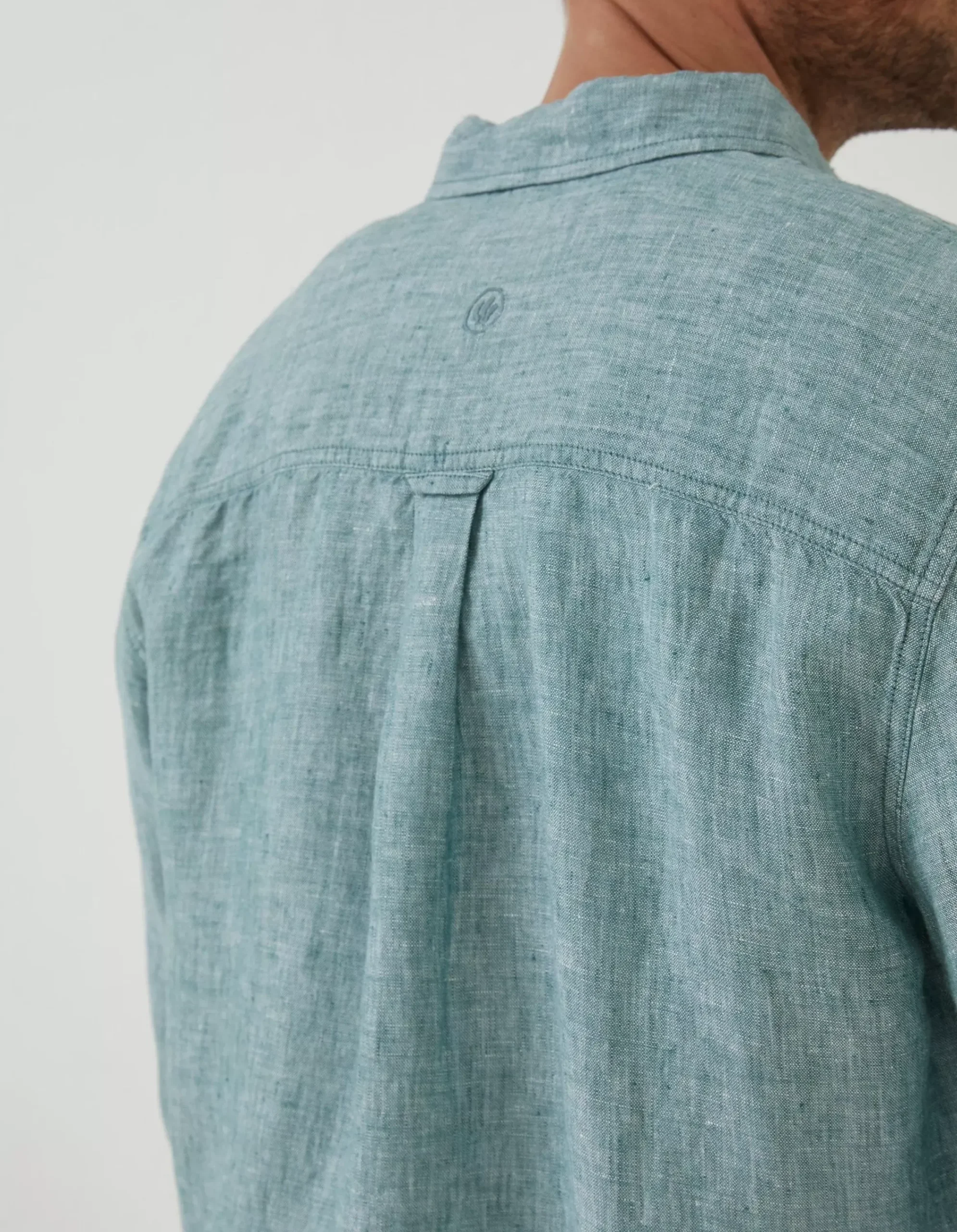 Men FatFace Shirts|Plain Linen Shirt