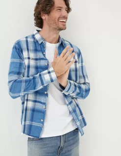 Men FatFace Shirts|Plastow Check Shirt