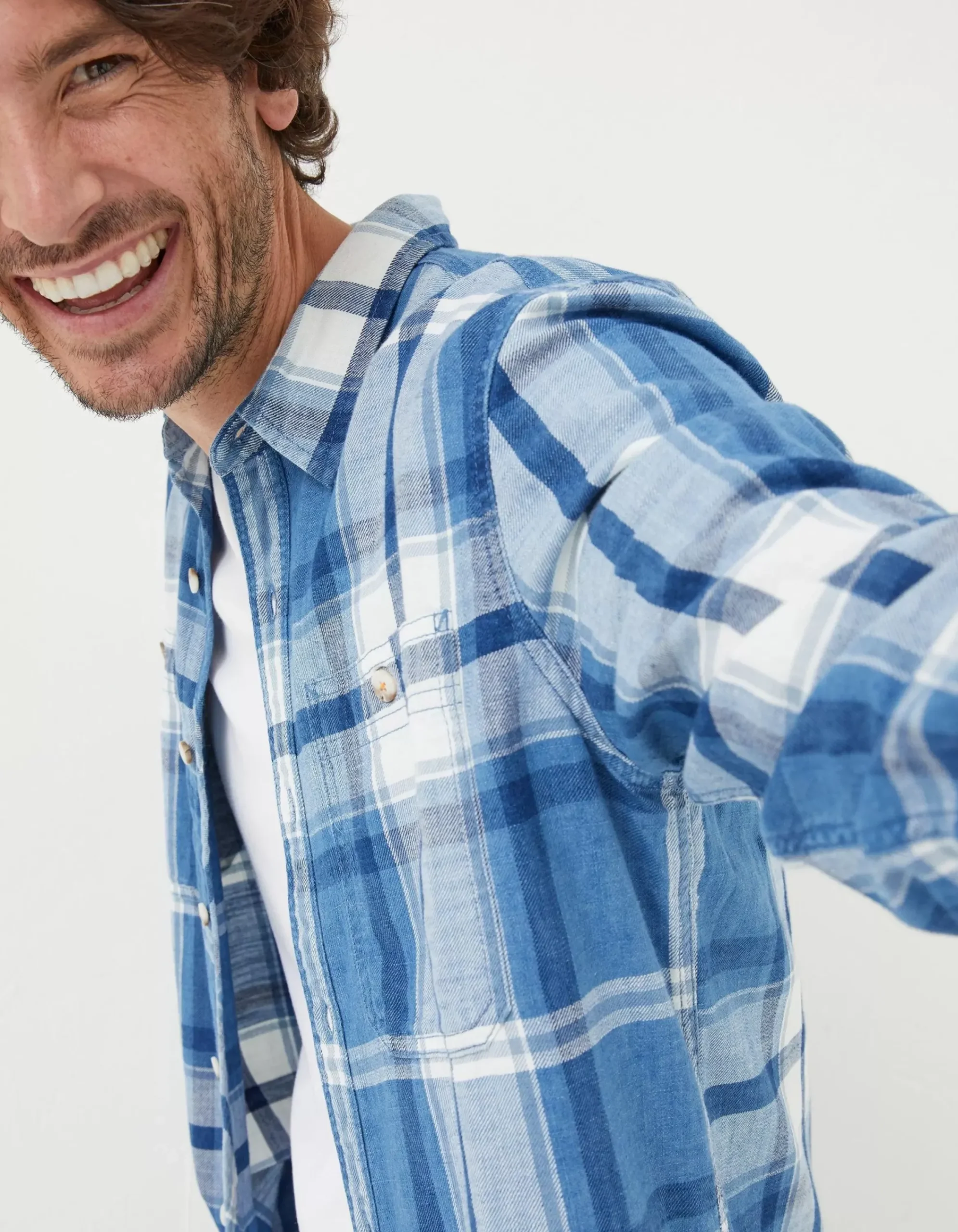 Men FatFace Shirts|Plastow Check Shirt