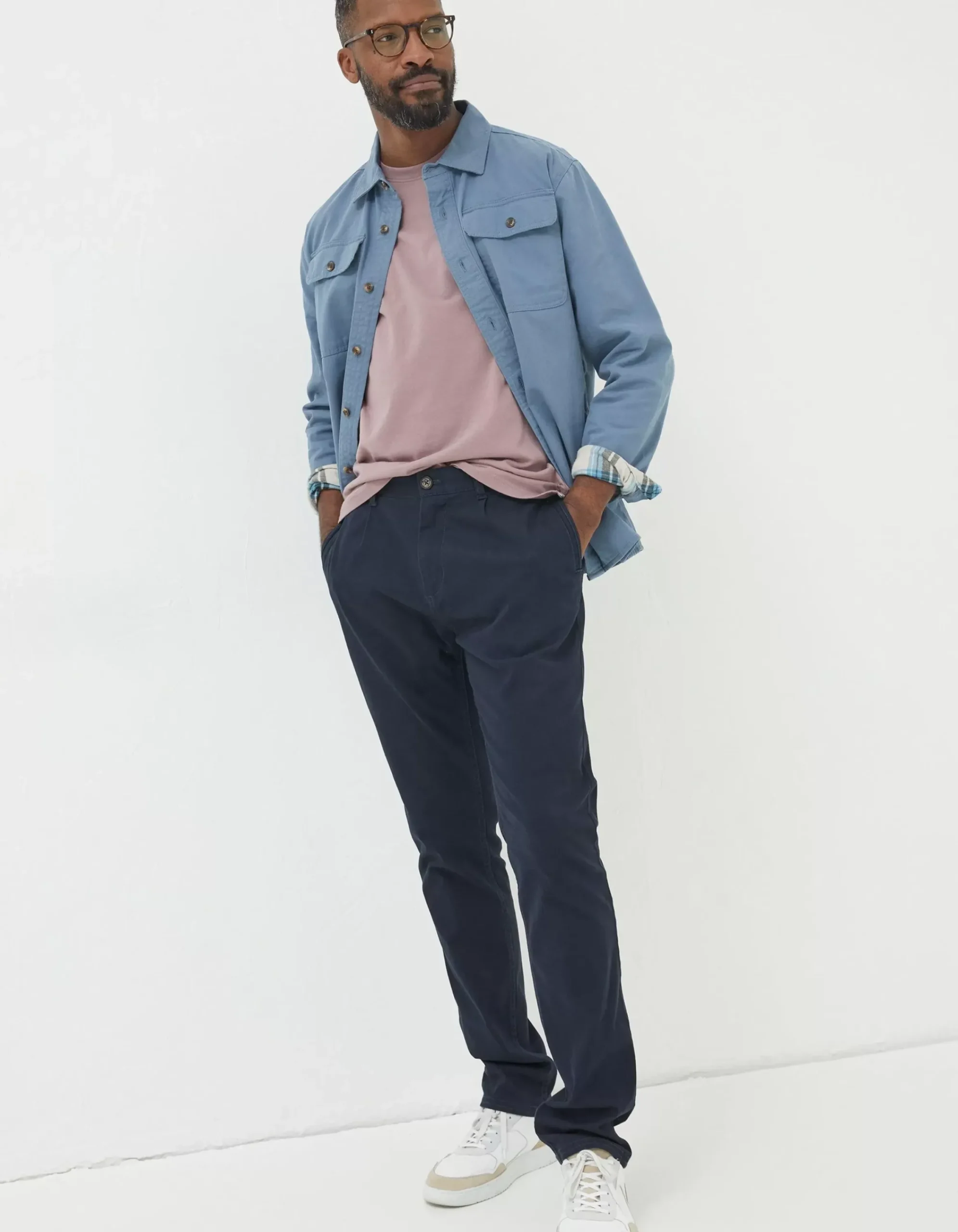 Men FatFace View All|Pleated Chino Trousers