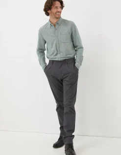 Men FatFace Trousers & Chinos|Pleated Chino Trousers