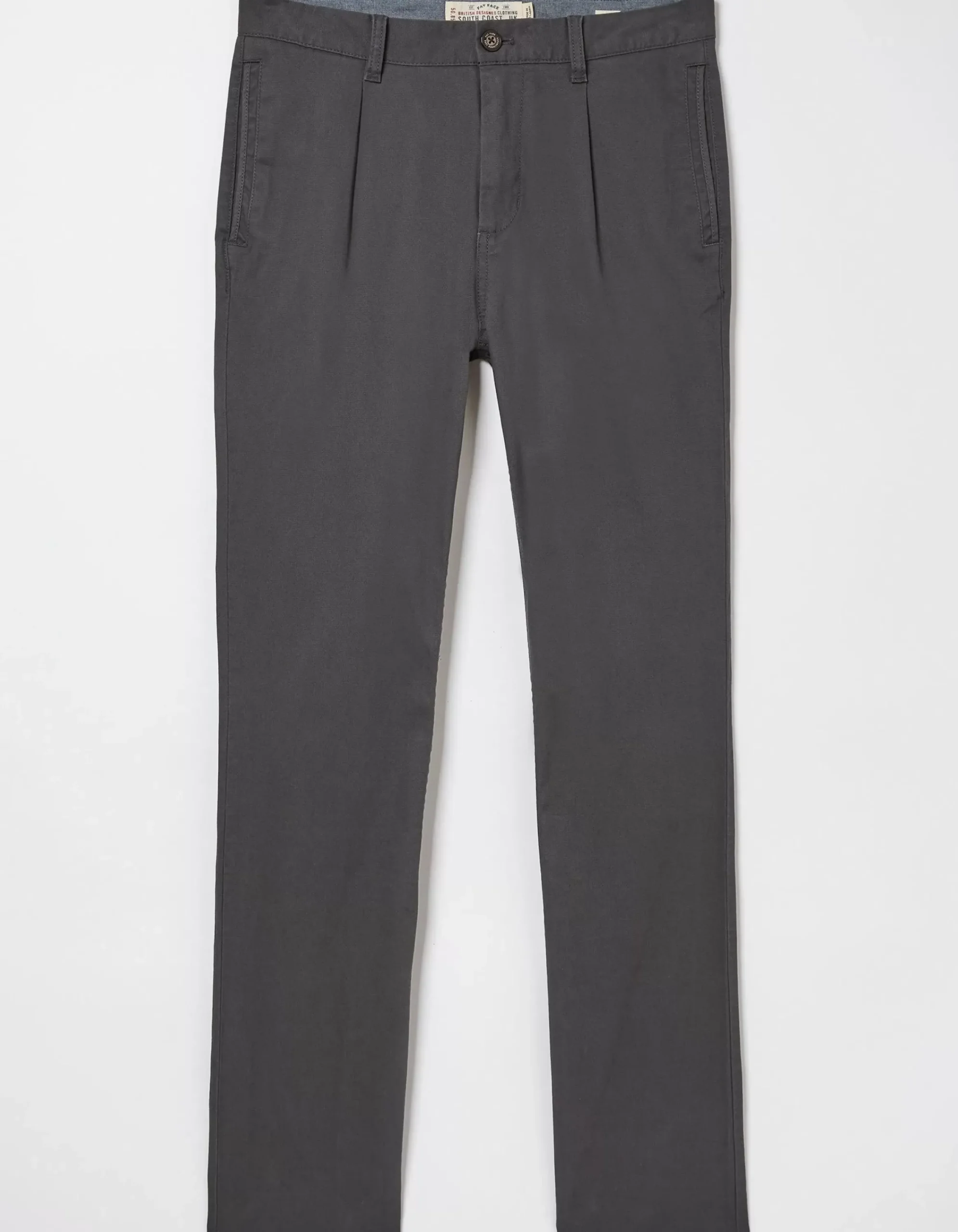 Men FatFace Trousers & Chinos|Pleated Chino Trousers