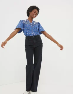 Women FatFace View All|Polly Layered Floral Top