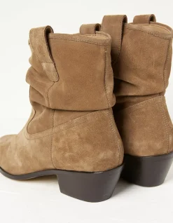 Women FatFace View All|Polly Western Ankle Slouch Boot