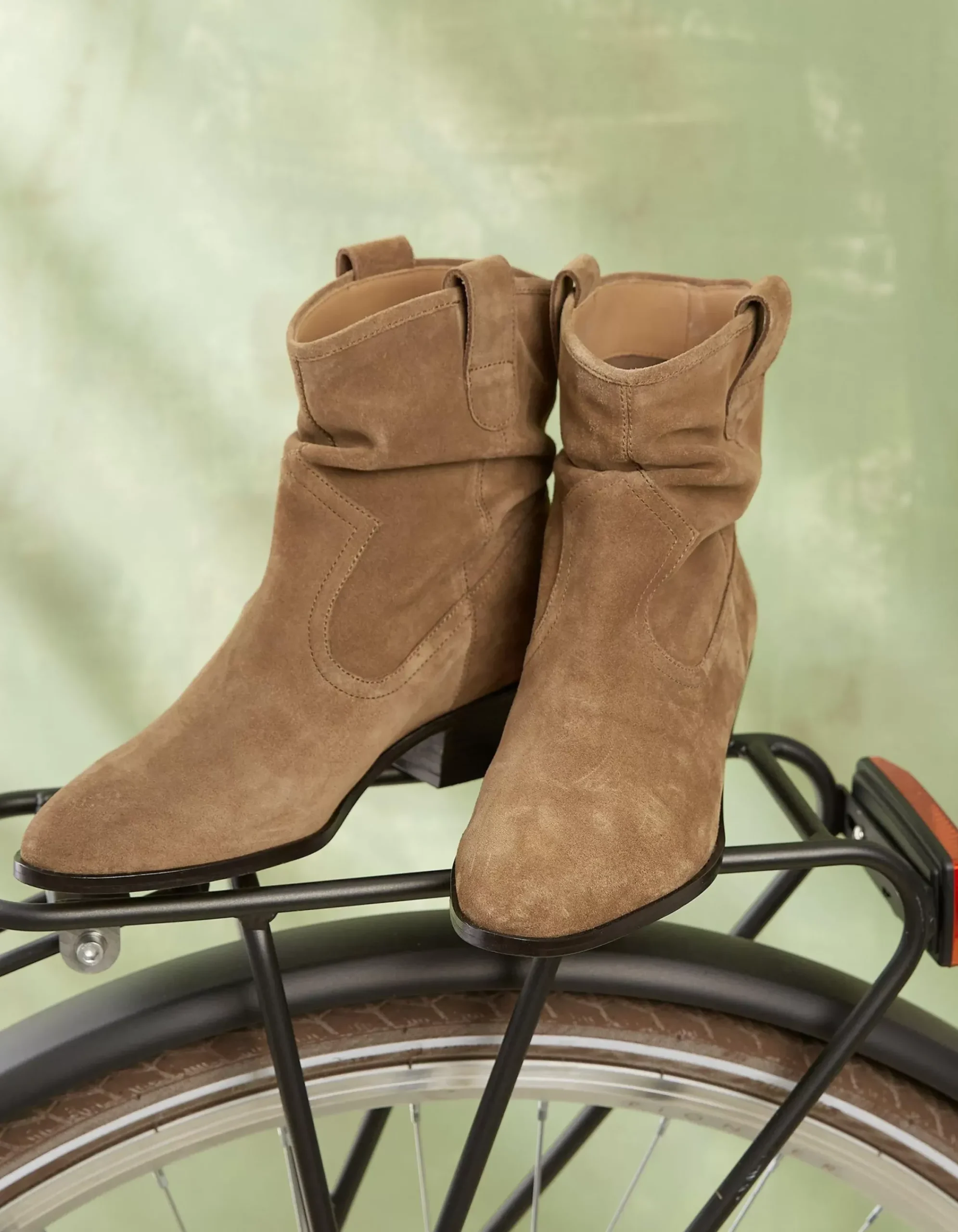 Women FatFace View All|Polly Western Ankle Slouch Boot