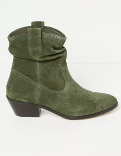 Women FatFace View All|Polly Western Ankle Slouch Boot