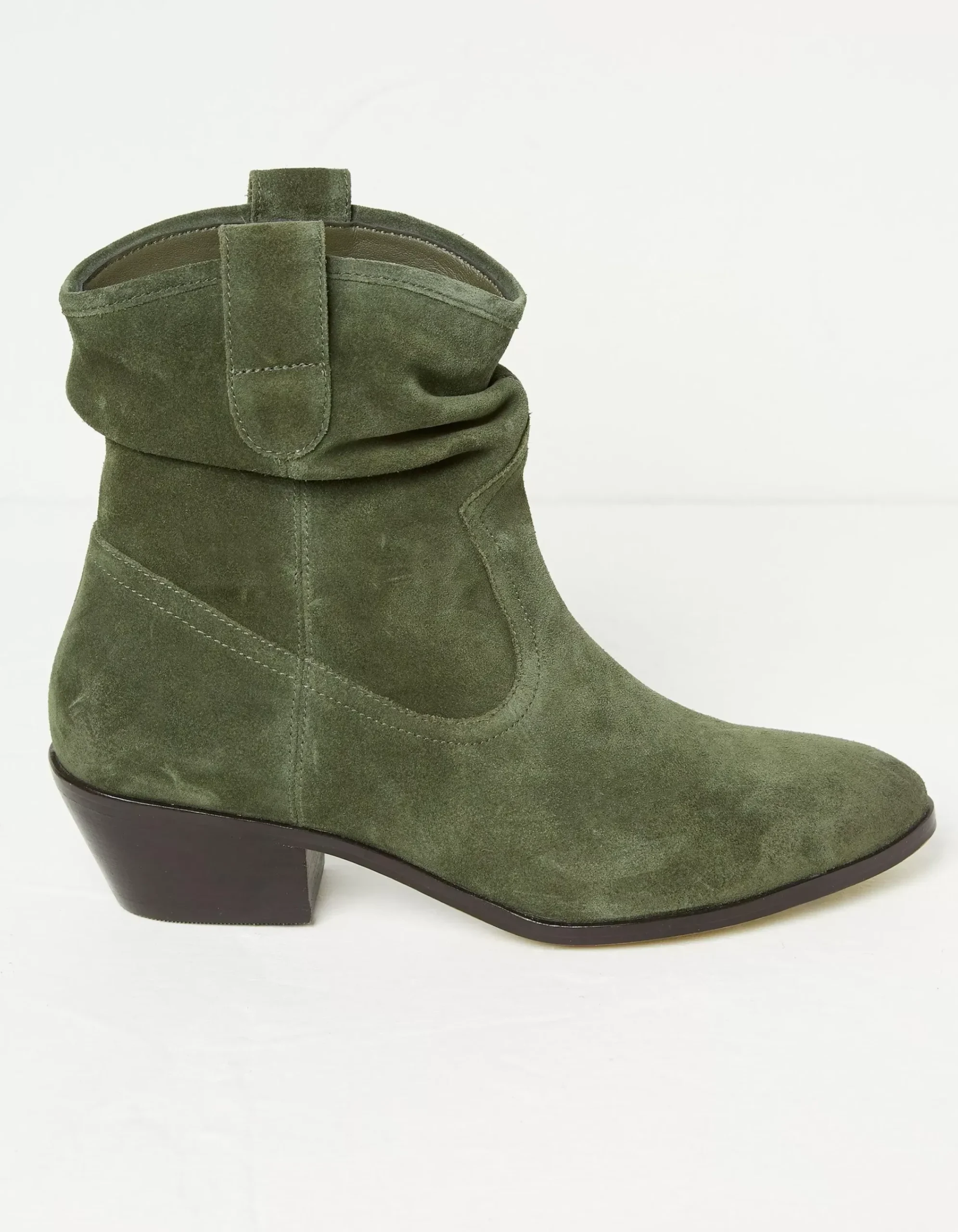 Women FatFace View All|Polly Western Ankle Slouch Boot