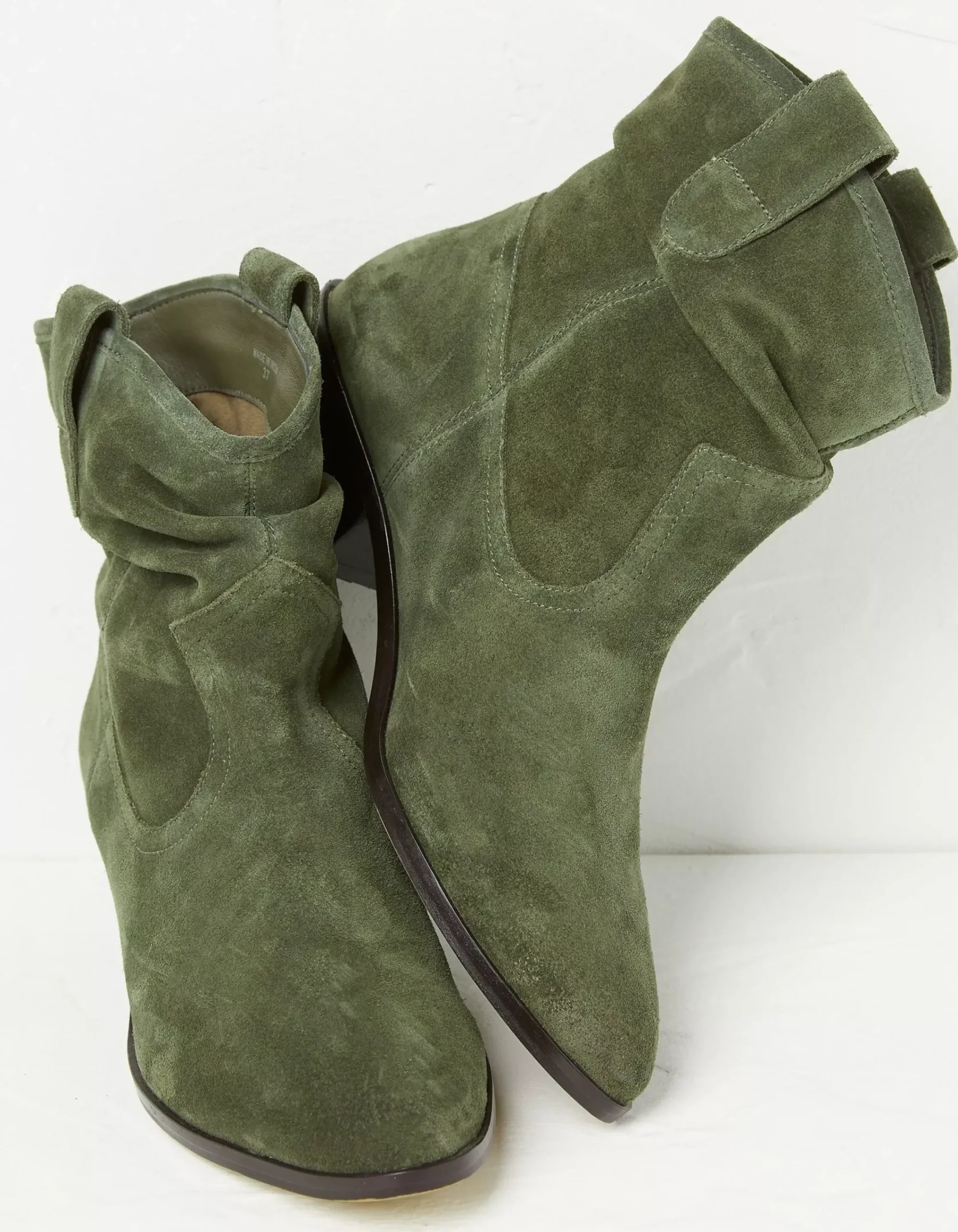 Women FatFace View All|Polly Western Ankle Slouch Boot