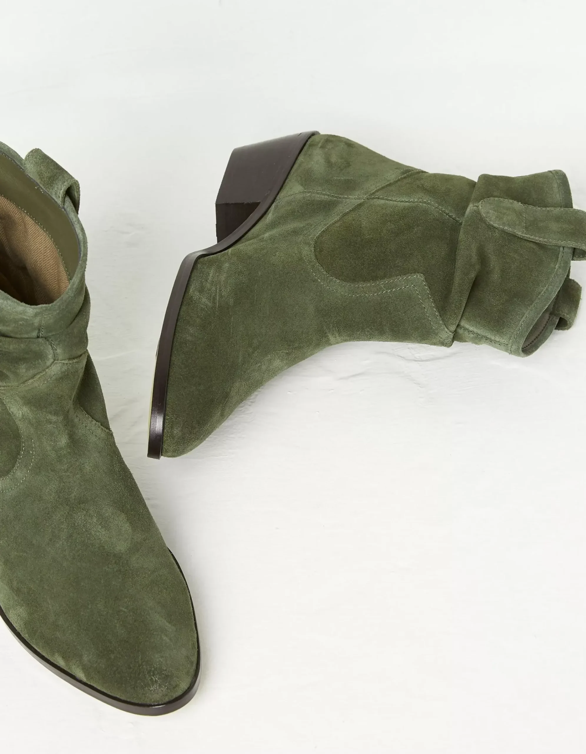 Women FatFace View All|Polly Western Ankle Slouch Boot