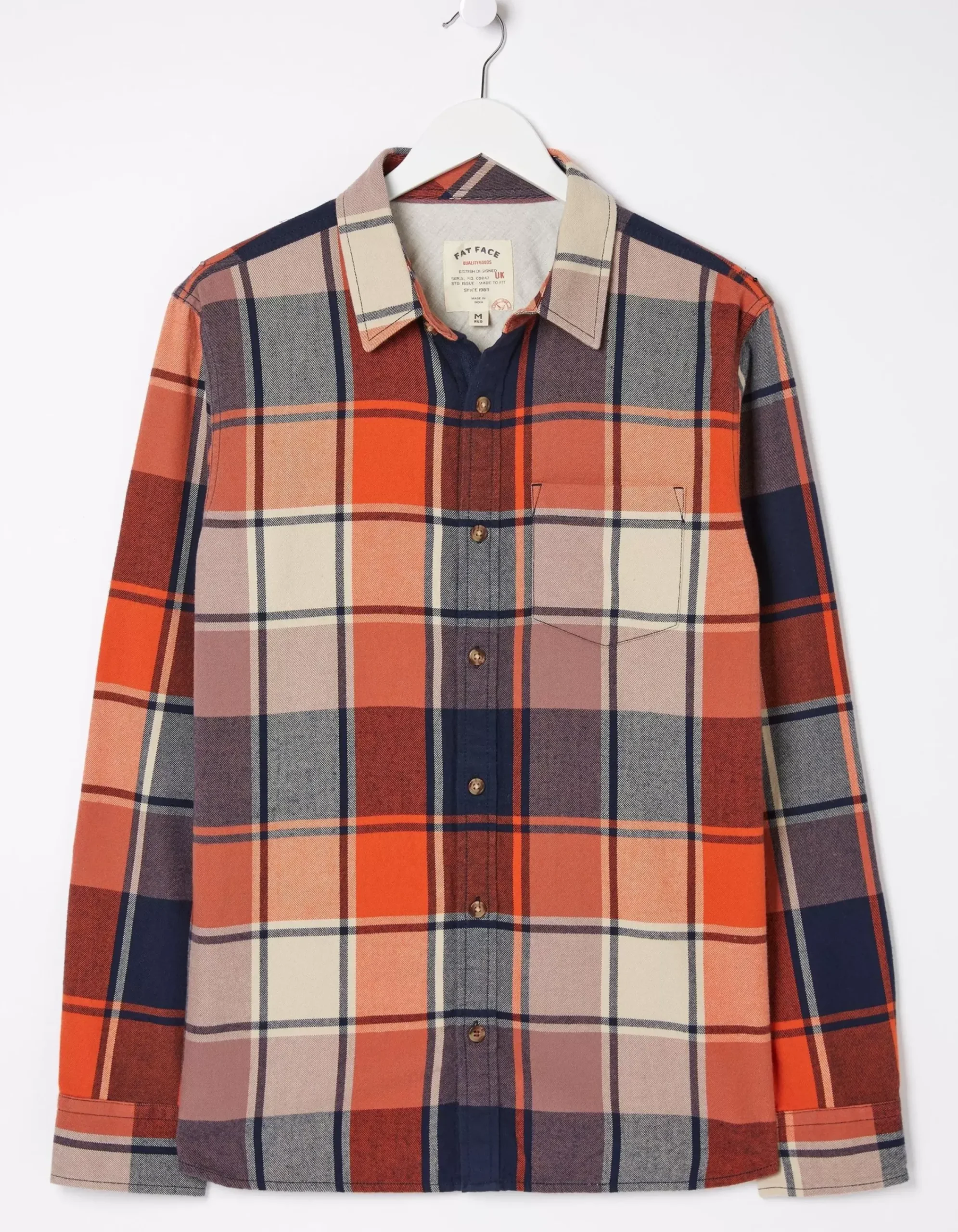 Men FatFace View All|Poole Check Shirt