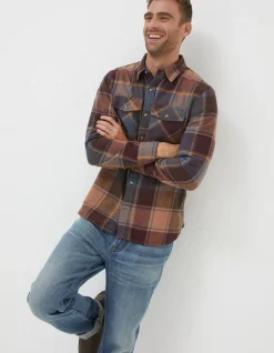 Men FatFace View All|Poole Check Shirt