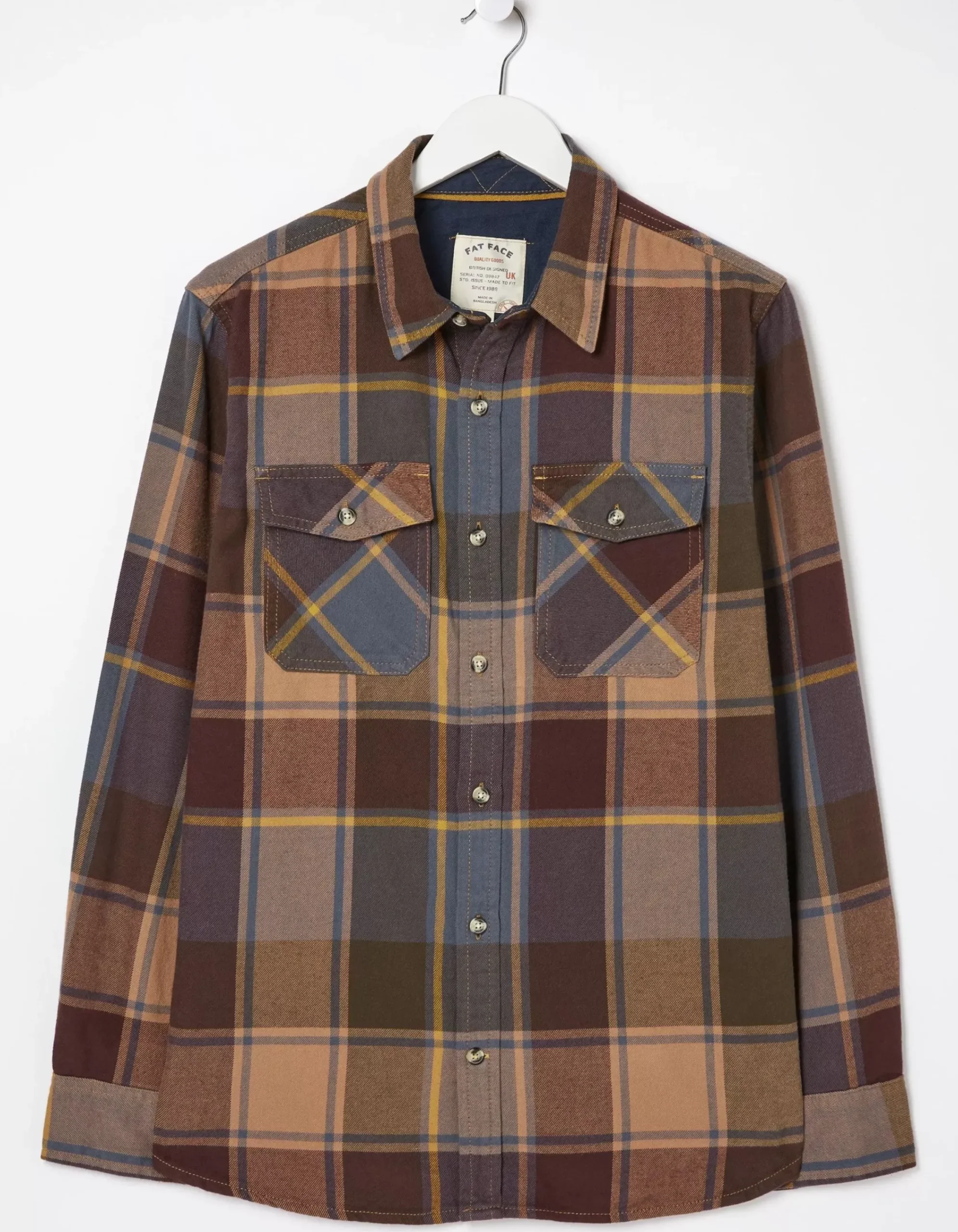 Men FatFace View All|Poole Check Shirt