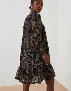 Women FatFace Dresses|Poplar Floral Devore Dress