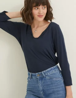 Women FatFace Tops & T-Shirts|Porter Organic Cotton T Shirt
