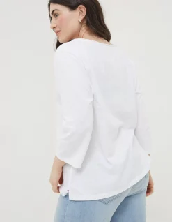 Women FatFace Tops & T-Shirts|Porter Organic Cotton T Shirt