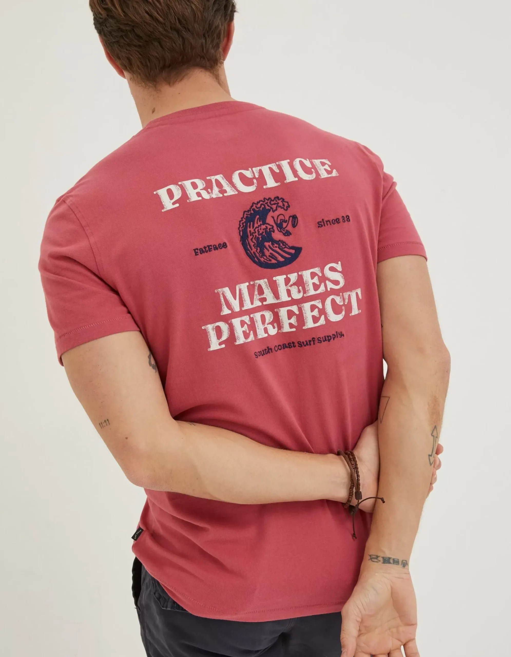 Men FatFace T-Shirts|Practice Makes Perfect T-Shirt