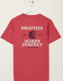 Men FatFace T-Shirts|Practice Makes Perfect T-Shirt