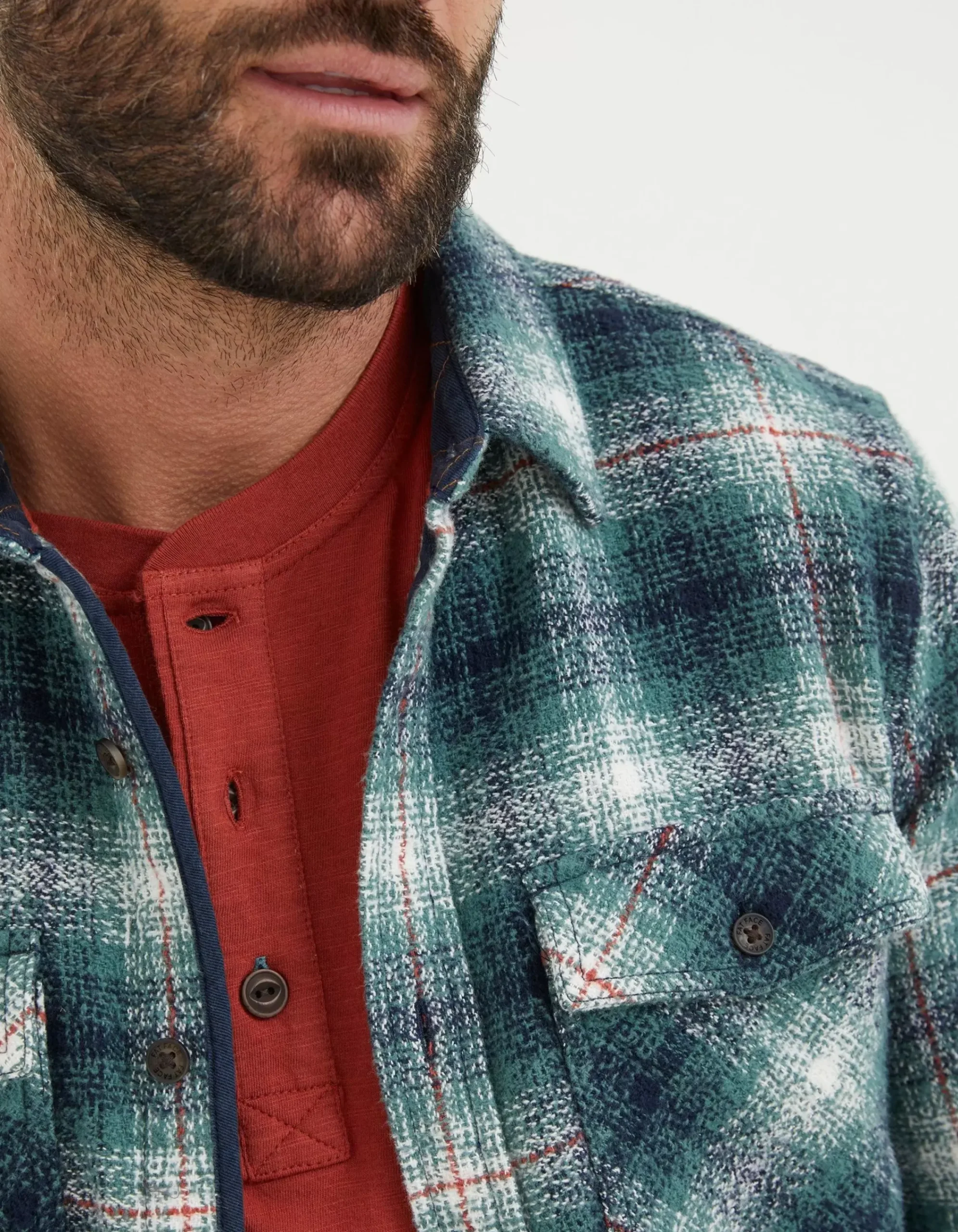 Men FatFace View All|Purley Ombre Check Shirt