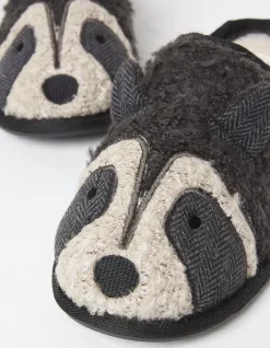 Men FatFace View All|Ralphie Racoon Slipper