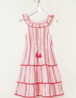 Girls FatFace View All|Raya Stripe Woven Dress