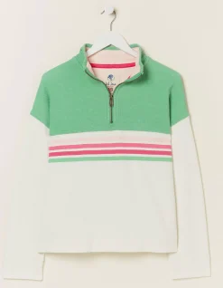Women FatFace Sweatshirts & Hoodies|Relaxed Airlie Colour Block Sweat
