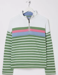 Women FatFace View All|Relaxed Airlie Stripe Sweatshirt