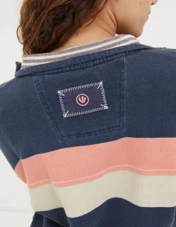 Women FatFace Sweatshirts & Hoodies|Relaxed Colour Block Airlie Sweatshirt