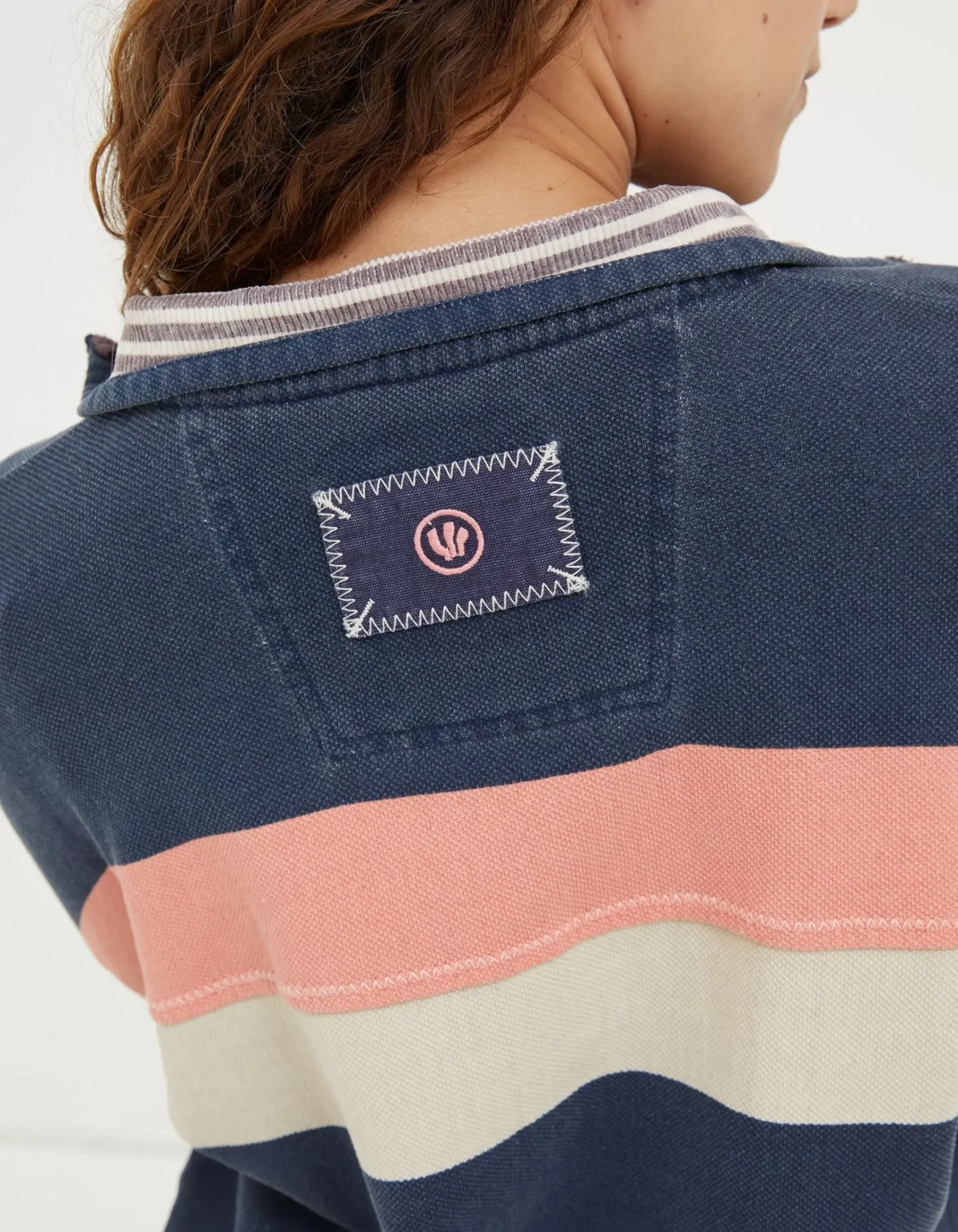 Women FatFace Sweatshirts & Hoodies|Relaxed Colour Block Airlie Sweatshirt