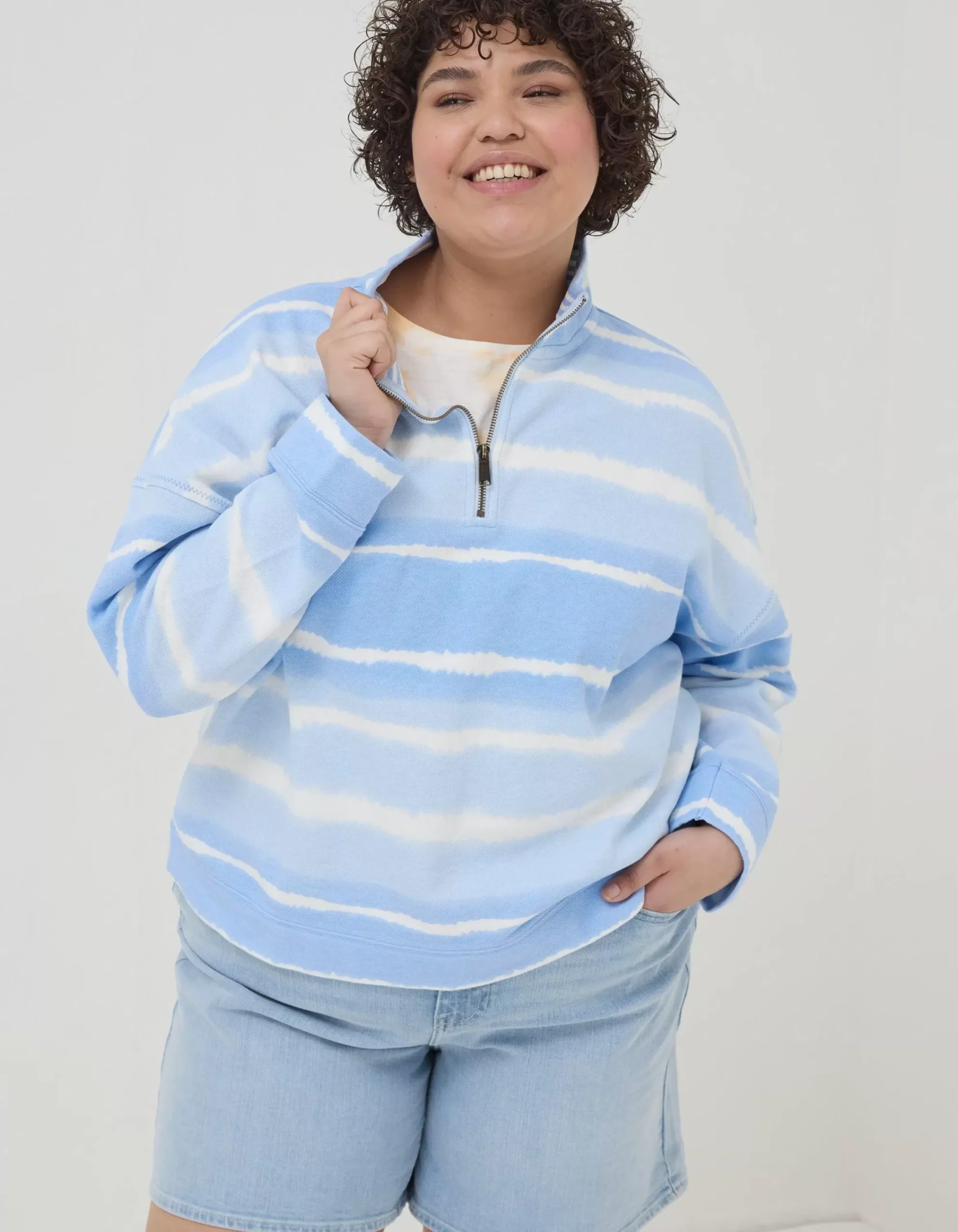 Women FatFace Sweatshirts & Hoodies|Relaxed Tie Dye Airlie