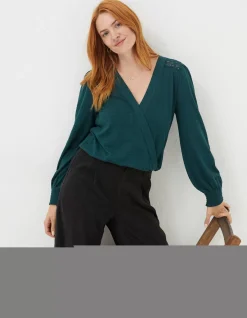 Women FatFace View All|Remi Wrap Top